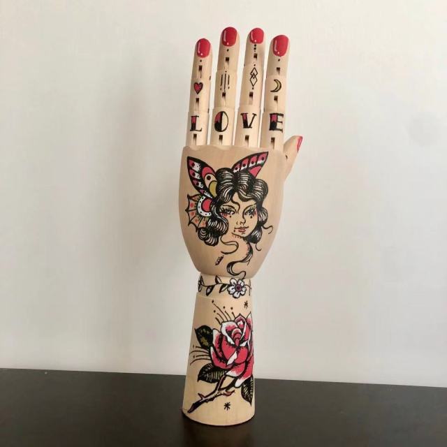 Wooden Hand Figurines
